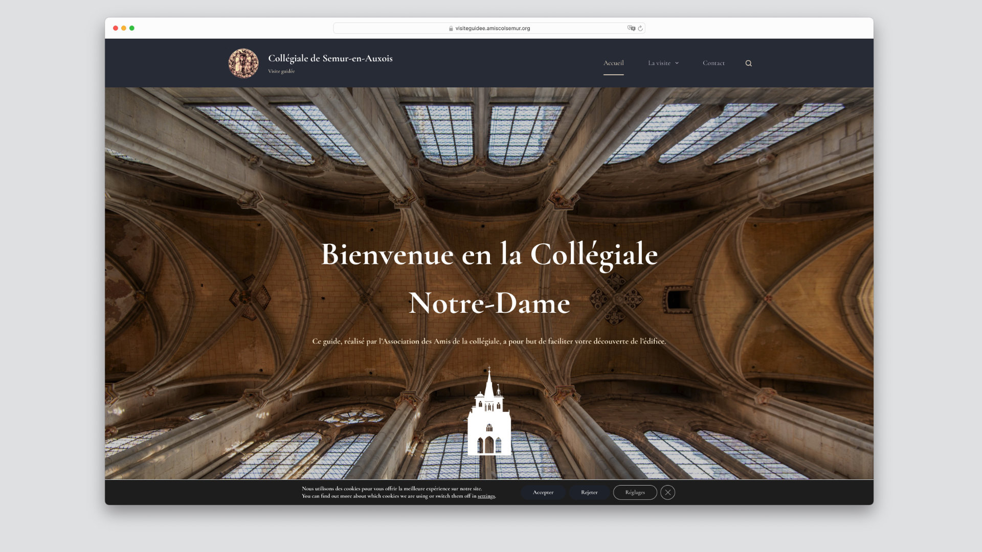 capture d'écran site internet navigateur