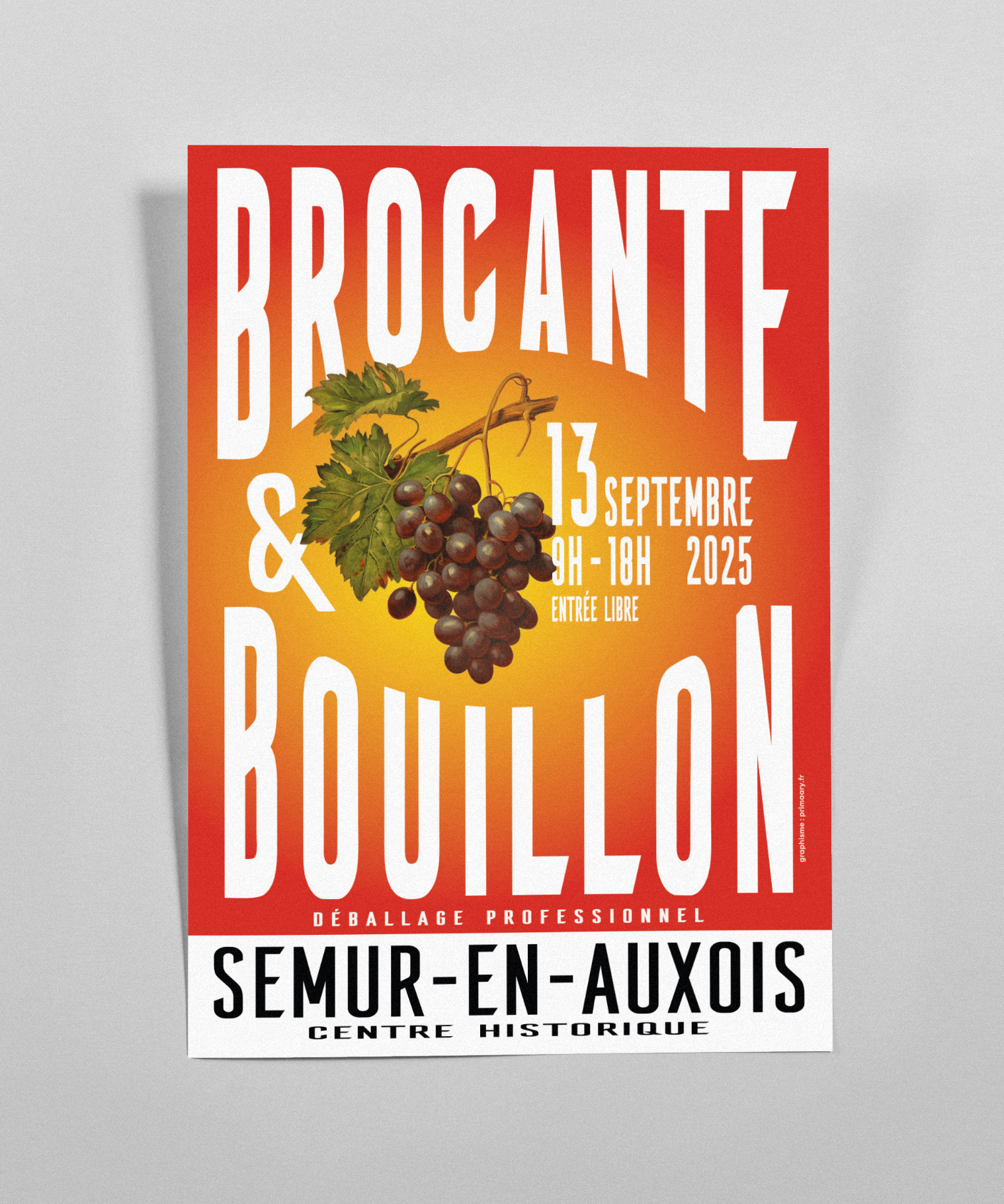 poster illustré façon art nouveau