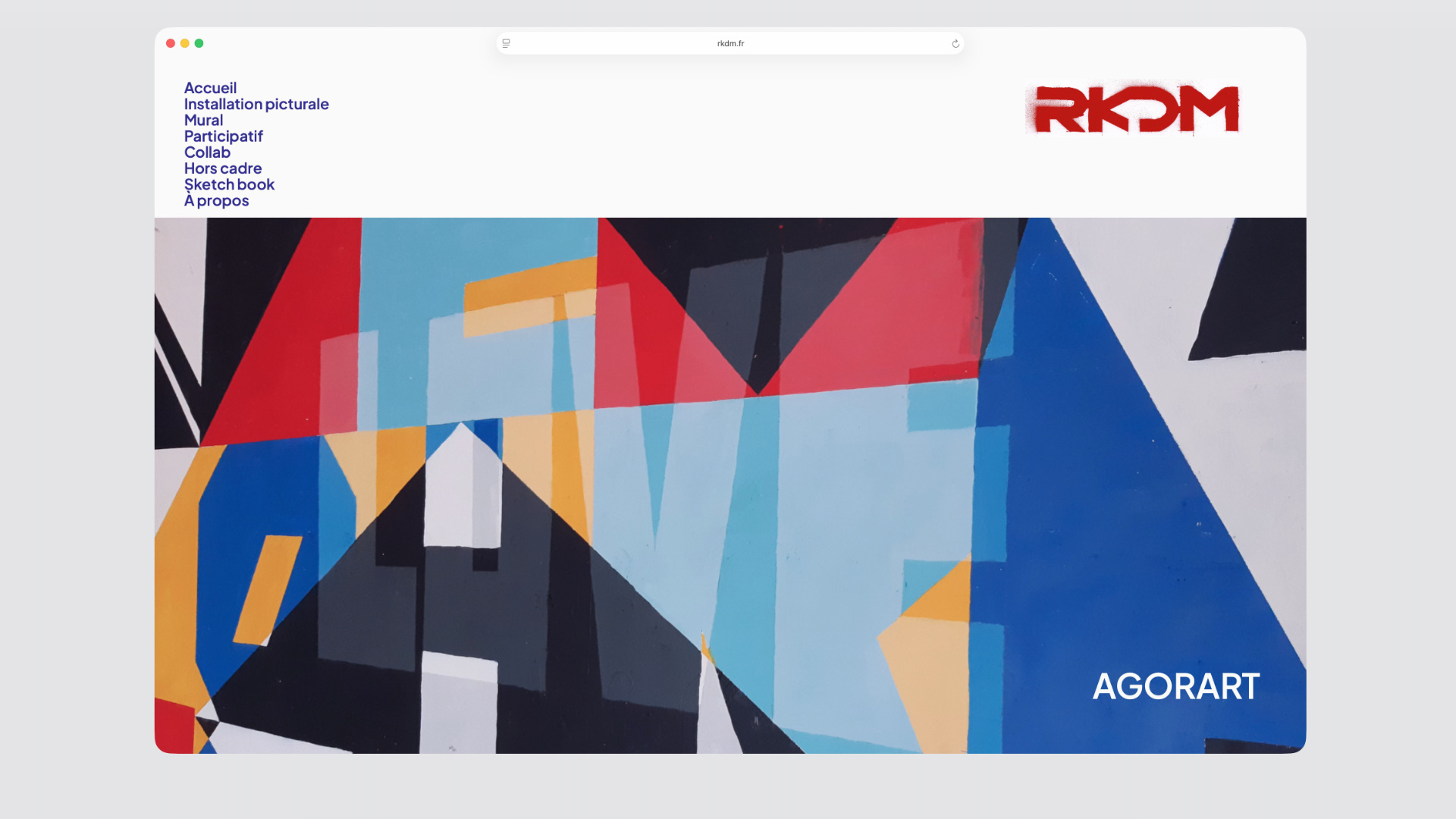 capture d'écran site internet navigateur